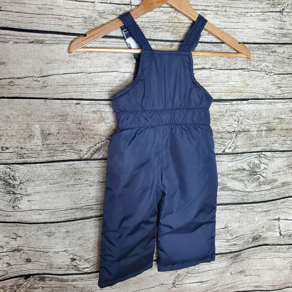 Oshkosh B'gosh Snow Bib Pants Size 12M Navy Boys.////
